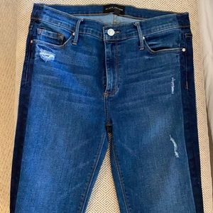Black Orchid Skinny Jeans/Size 28 Dark side stripe